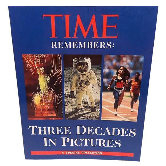 Time Remembers Three Decades In Pictures Vintage 1994 Spec Coll Magazine Ex Con - Picture 1 of 14